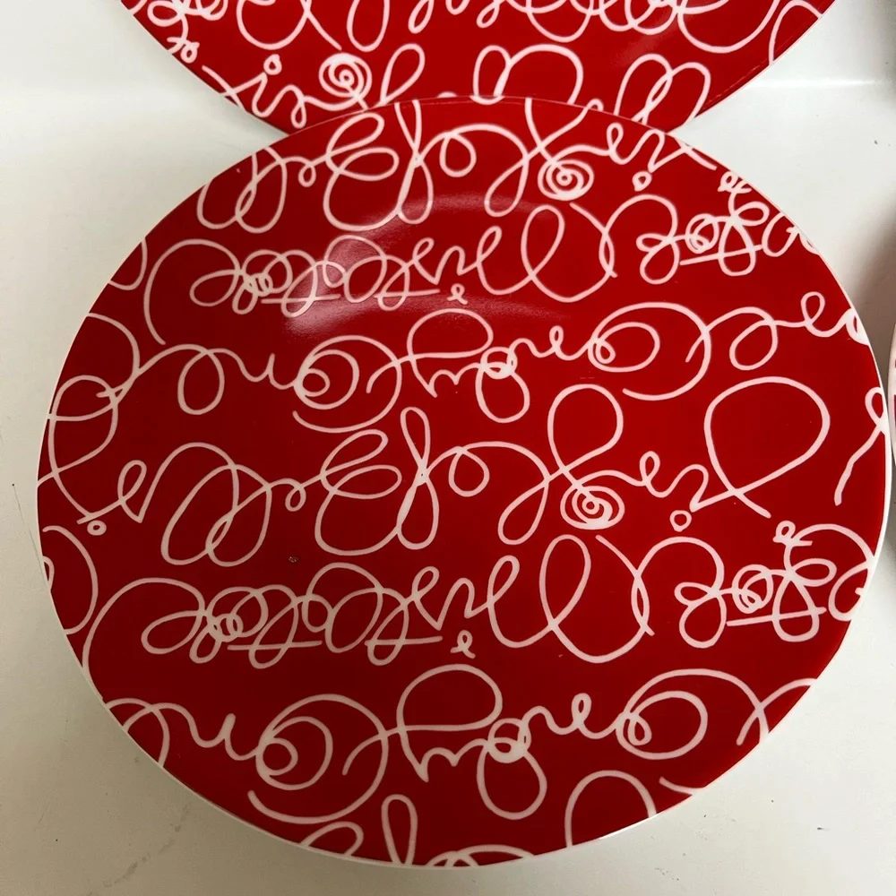 Crate&Barrel Holiday Dessert/Appetizer Plates